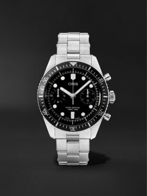 Divers Sixty-Five Automatic Chronograph 40mm Stainless Steel Watch, Ref. No. 01 771 7791 4054-07 8 20 18 Divers Sixty-Five Automatic Chronograph 40mm Stainless Steel Watch, Ref. No. 01 771 7791 4054-07 8 20 18