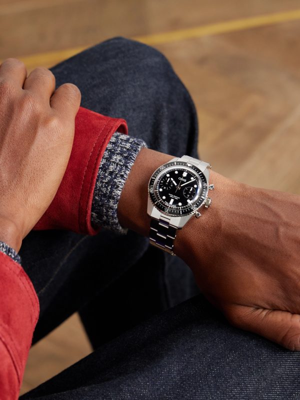 Divers Sixty-Five Automatic Chronograph 40mm Stainless Steel Watch, Ref. No. 01 771 7791 4054-07 8 20 18 - OU Divers Sixty-Five Automatic Chronograph 40mm Stainless Steel Watch, Ref. No. 01 771 7791 4054-07 8 20 18 - OU