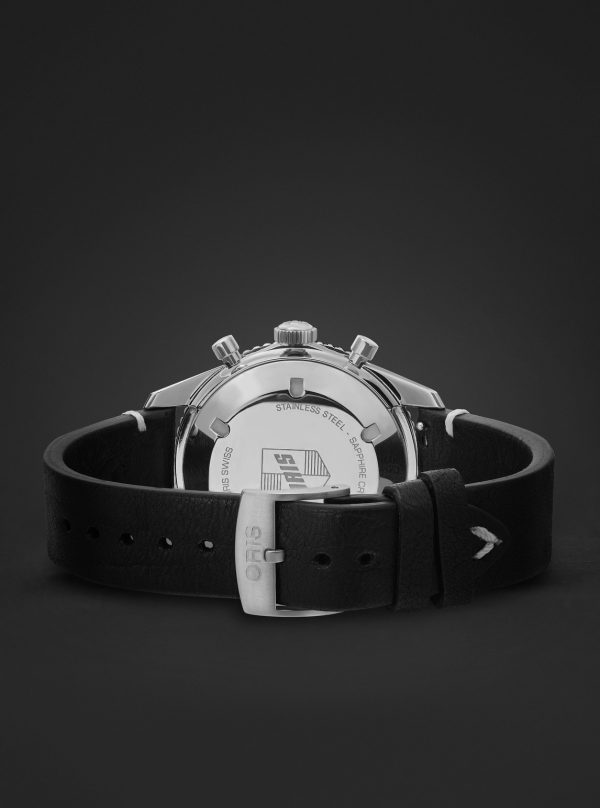 Divers Sixty-Five Automatic Chronograph 40mm Stainless Steel and Leather Watch, Ref. No. 01 771 7791 4054-07 6 20 01 - E2 Divers Sixty-Five Automatic Chronograph 40mm Stainless Steel and Leather Watch, Ref. No. 01 771 7791 4054-07 6 20 01 - E2