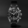Divers Sixty-Five Automatic Chronograph 40mm Stainless Steel and Leather Watch, Ref. No. 01 771 7791 4054-07 6 20 01 Divers Sixty-Five Automatic Chronograph 40mm Stainless Steel and Leather Watch, Ref. No. 01 771 7791 4054-07 6 20 01