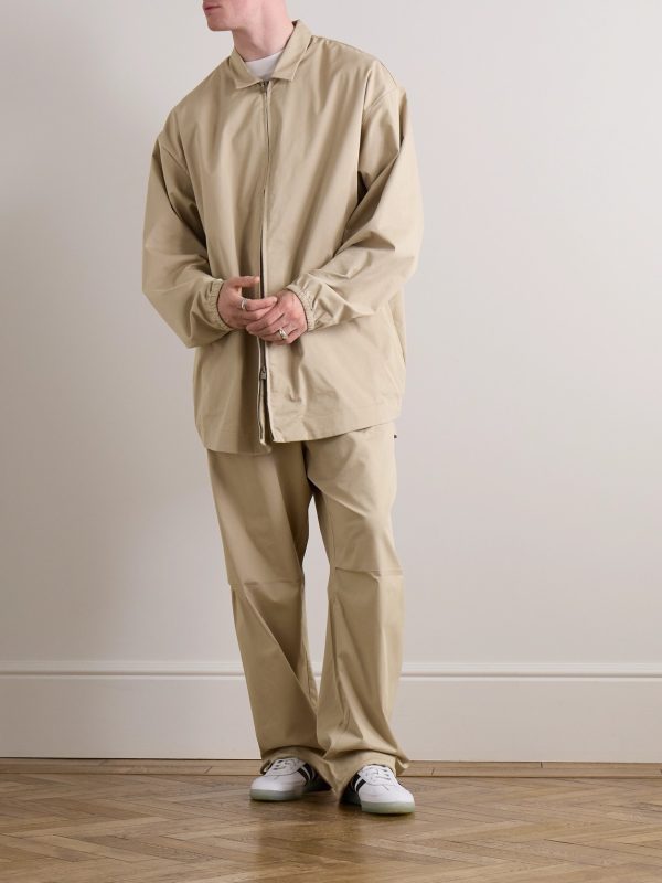 Cotton-Blend Twill Overshirt - OU Cotton-Blend Twill Overshirt - OU