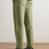 Assembly Straight-Leg Pleated Cotton-Twill Trousers - BK Assembly Straight-Leg Pleated Cotton-Twill Trousers - BK