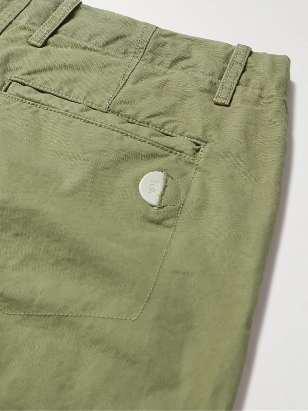 Assembly Straight-Leg Pleated Cotton-Twill Trousers - CU Assembly Straight-Leg Pleated Cotton-Twill Trousers - CU