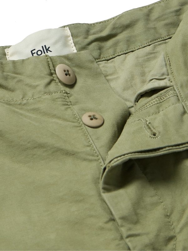 Assembly Straight-Leg Pleated Cotton-Twill Trousers - E1 Assembly Straight-Leg Pleated Cotton-Twill Trousers - E1