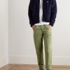 Assembly Straight-Leg Pleated Cotton-Twill Trousers - OU Assembly Straight-Leg Pleated Cotton-Twill Trousers - OU