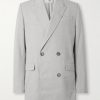 Oversized Double-Breasted Wool Blazer