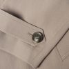 Belted Wool-Crepe Coat - E1 Belted Wool-Crepe Coat - E1