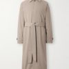 Belted Wool-Crepe Coat Belted Wool-Crepe Coat