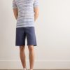 Straight-Leg Stretch-Cotton Bermuda Shorts - OU Straight-Leg Stretch-Cotton Bermuda Shorts - OU