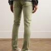 Slim-Fit Cotton-Blend Trousers - BK Slim-Fit Cotton-Blend Trousers - BK