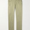 Slim-Fit Cotton-Blend Trousers Slim-Fit Cotton-Blend Trousers