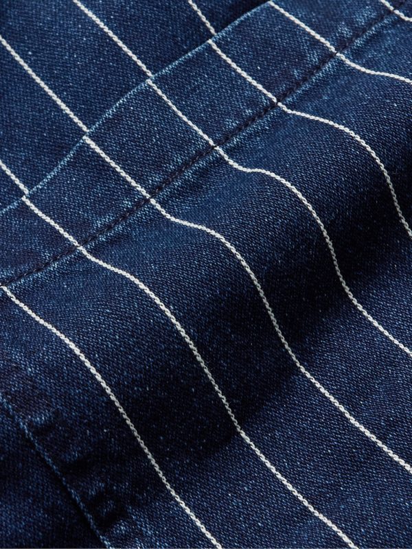Nīkau Pinstriped Denim Overshirt - CU Nīkau Pinstriped Denim Overshirt - CU