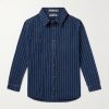 Nīkau Pinstriped Denim Overshirt Nīkau Pinstriped Denim Overshirt