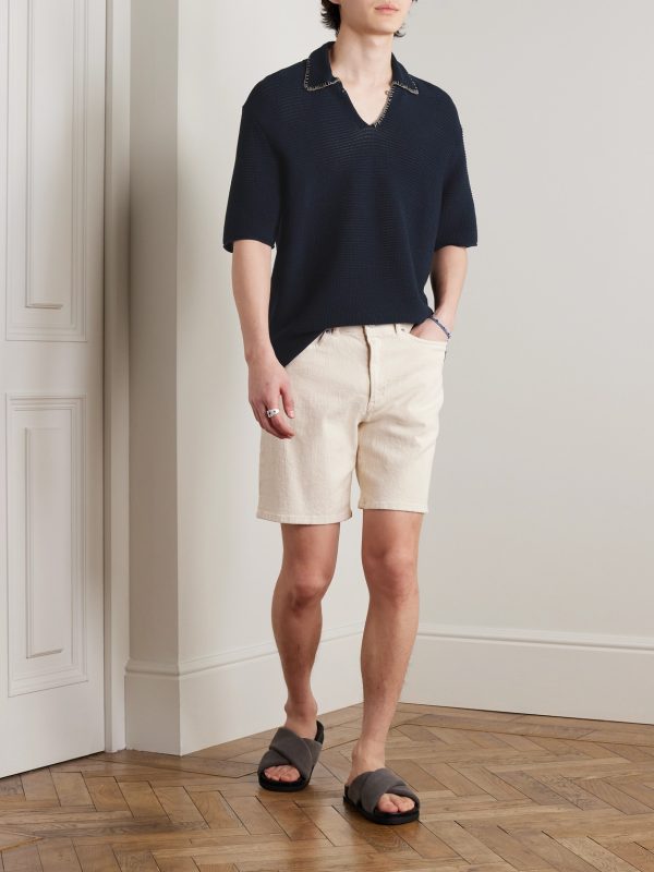 Embroidered Cotton Polo Shirt - OU Embroidered Cotton Polo Shirt - OU