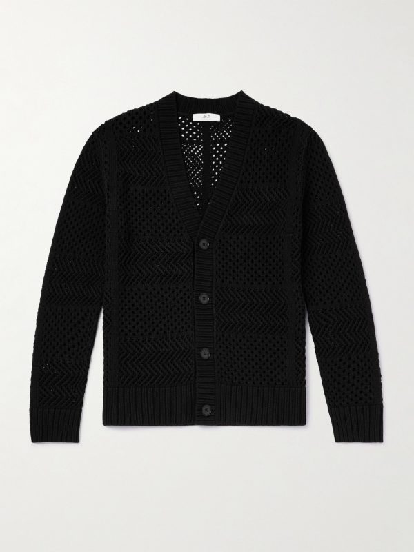 Open-Knit Cotton Cardigan Open-Knit Cotton Cardigan