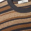 Striped Textured-Cotton T-Shirt - CU Striped Textured-Cotton T-Shirt - CU