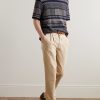 Jacquard-Knit Cotton T-Shirt - OU