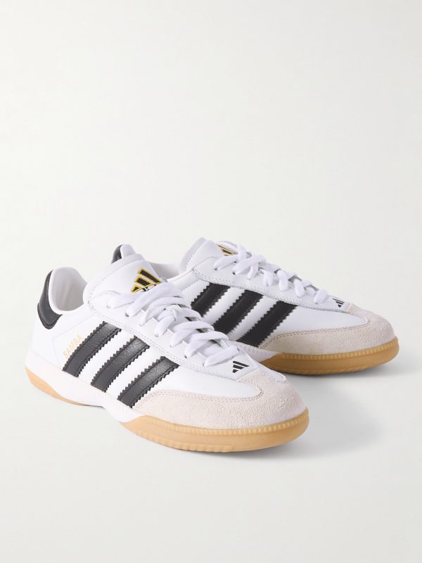 Samba MN Suede-Trimmed Leather Sneakers - FR Samba MN Suede-Trimmed Leather Sneakers - FR