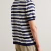 Striped Merino Wool T-Shirt - BK Striped Merino Wool T-Shirt - BK
