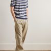 Striped Merino Wool T-Shirt - OU Striped Merino Wool T-Shirt - OU