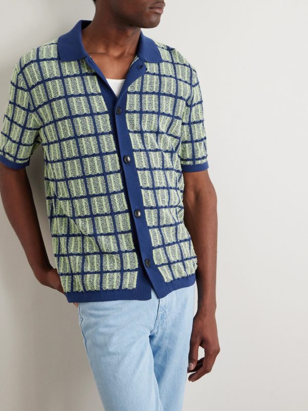 Checked Cotton-Blend Shirt - FR Checked Cotton-Blend Shirt - FR