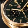 + TAG Heuer Carrera Limited Edition Automatic 42mm 18-Karat Gold and Canvas Watch - CU + TAG Heuer Carrera Limited Edition Automatic 42mm 18-Karat Gold and Canvas Watch - CU