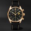 + TAG Heuer Carrera Limited Edition Automatic 42mm 18-Karat Gold and Canvas Watch + TAG Heuer Carrera Limited Edition Automatic 42mm 18-Karat Gold and Canvas Watch
