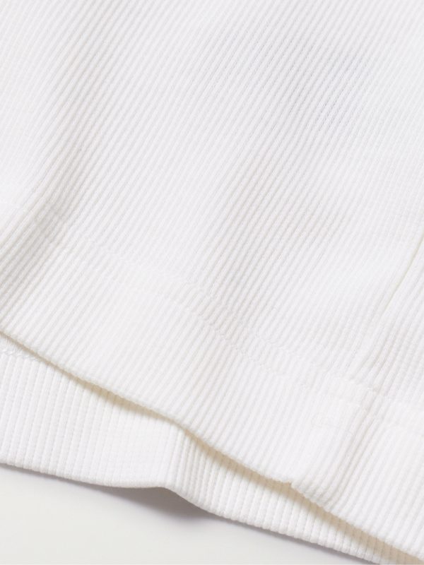 Ribbed Stretch-Cotton Jersey Tank Top - E1 Ribbed Stretch-Cotton Jersey Tank Top - E1