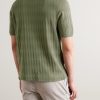 Golf Jacquard-Knit Organic Cotton Polo Shirt - BK Golf Jacquard-Knit Organic Cotton Polo Shirt - BK