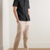 Waffle-Knit Cotton Shirt - OU Waffle-Knit Cotton Shirt - OU