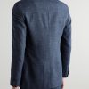 Virgin Wool, Silk and Linen-Blend Suit Jacket - BK Virgin Wool, Silk and Linen-Blend Suit Jacket - BK