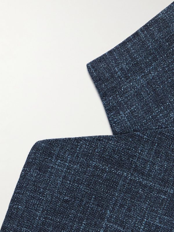 Virgin Wool, Silk and Linen-Blend Suit Jacket - E1 Virgin Wool, Silk and Linen-Blend Suit Jacket - E1