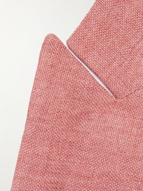 Double-Breasted Linen Suit Jacket - E1 Double-Breasted Linen Suit Jacket - E1