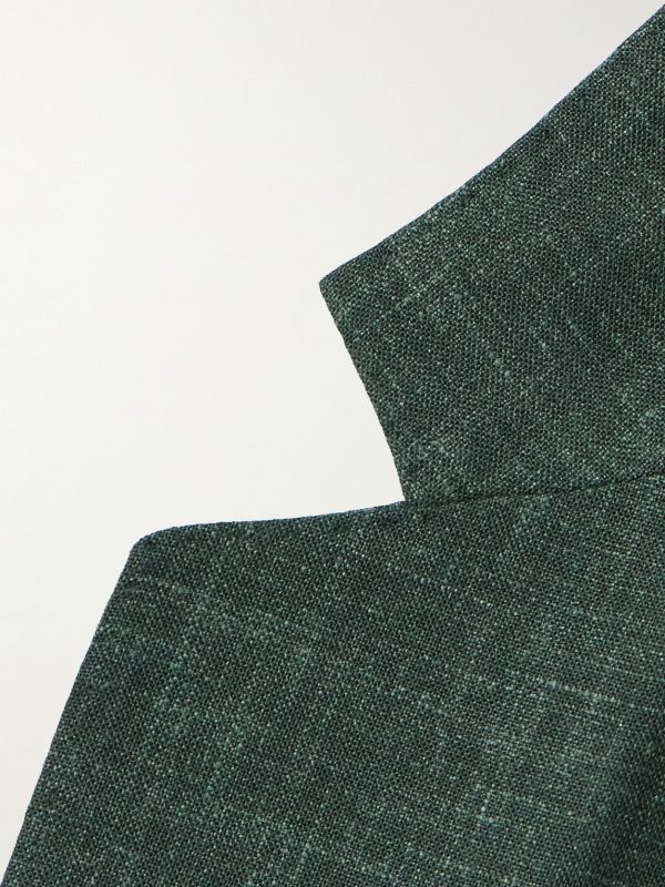 Virgin Wool, Silk and Linen-Blend Suit Jacket - E1 Virgin Wool, Silk and Linen-Blend Suit Jacket - E1
