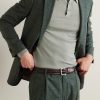 Virgin Wool, Silk and Linen-Blend Suit Jacket - FR Virgin Wool, Silk and Linen-Blend Suit Jacket - FR