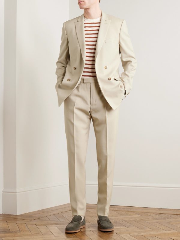 Phillip Straight-Leg Wool and Mohair-Blend Suit Trousers - OU Phillip Straight-Leg Wool and Mohair-Blend Suit Trousers - OU