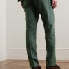 Mike Straight-Leg Pleated Wool, Silk and Linen-Blend Suit Trousers - BK Mike Straight-Leg Pleated Wool, Silk and Linen-Blend Suit Trousers - BK
