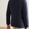 Virgin Wool-Hopsack Blazer - BK Virgin Wool-Hopsack Blazer - BK