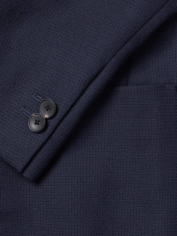 Virgin Wool-Hopsack Blazer - CU Virgin Wool-Hopsack Blazer - CU