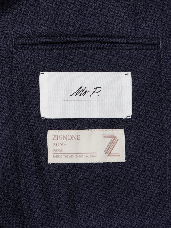 Virgin Wool-Hopsack Blazer - E2 Virgin Wool-Hopsack Blazer - E2