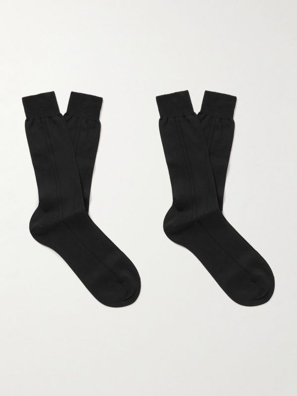 Ribbed Cotton Socks Ribbed Cotton Socks
