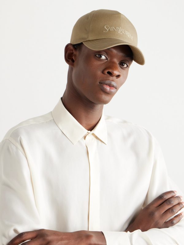 Logo-Embroidered Cotton and Linen-Blend Gabardine Baseball Cap - OU Logo-Embroidered Cotton and Linen-Blend Gabardine Baseball Cap - OU