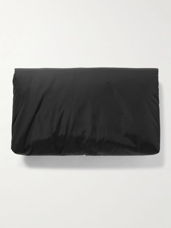 Cassandre Logo-Appliquéd Padded Shell Pouch - BK