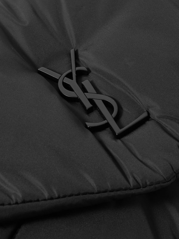 Cassandre Logo-Appliquéd Padded Shell Pouch - CU