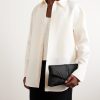 Cassandre Logo-Appliquéd Padded Shell Pouch - OU
