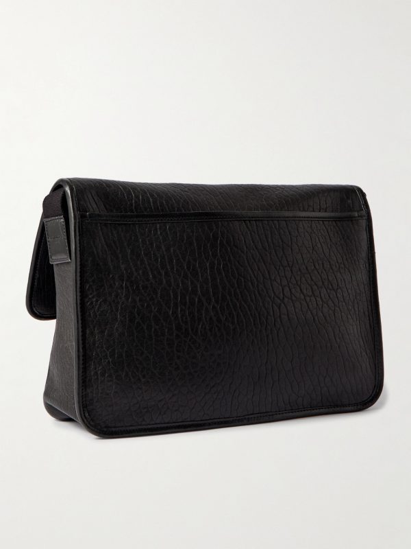 Niki Textured-Leather Messenger Bag - BK Niki Textured-Leather Messenger Bag - BK