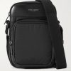 City Mini Logo-Print Leather-Trimmed Shell Camera Bag City Mini Logo-Print Leather-Trimmed Shell Camera Bag