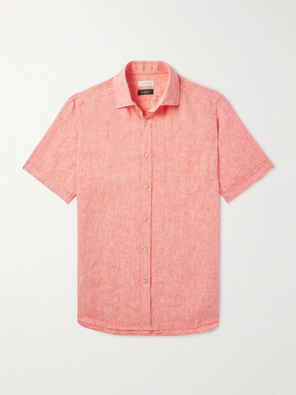 Glanshirt Slim-Fit Linen Shirt Glanshirt Slim-Fit Linen Shirt
