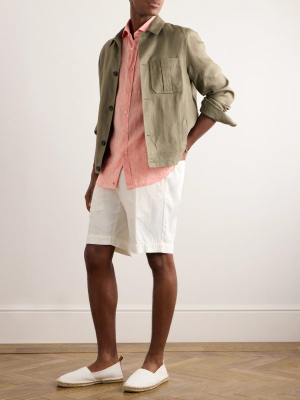 Glanshirt Slim-Fit Linen Shirt - OU Glanshirt Slim-Fit Linen Shirt - OU