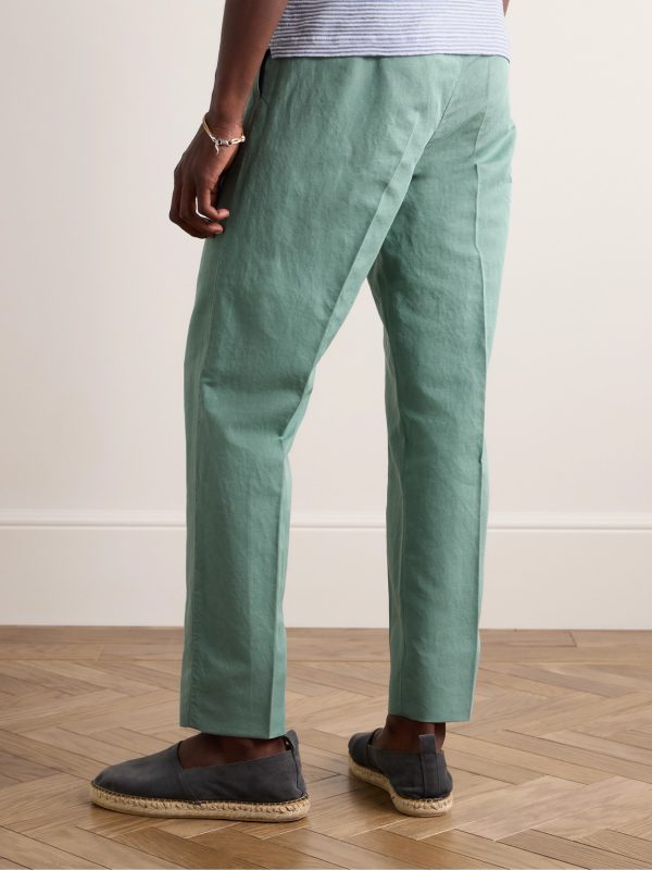 Venezia 1951 Slim-Fit Straight-Leg Chinolino Trousers - BK